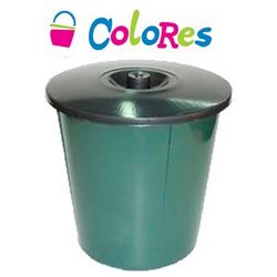 Cesto tapa 8 litros Colores - 0682